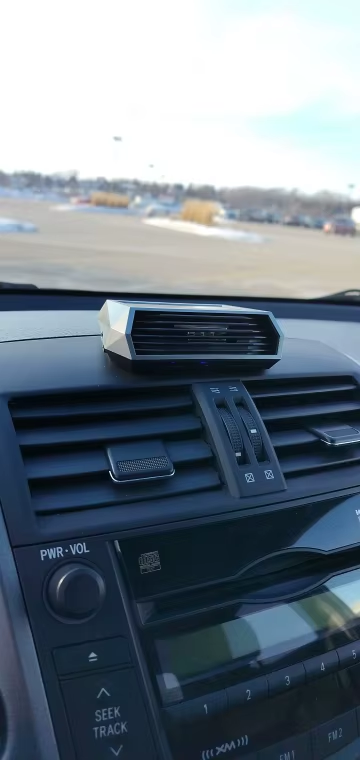 USB Solar Portable Car Air Purifier