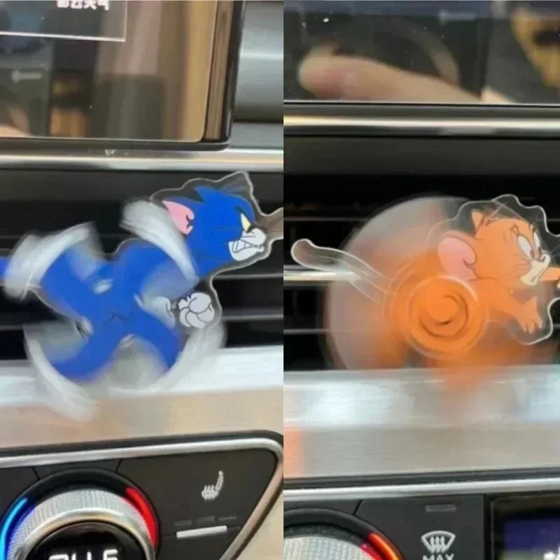 Rotatable Tom and Jerry Air Outlet Decoration